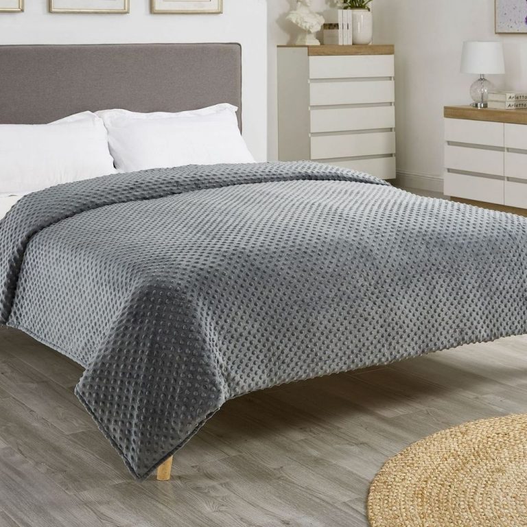 weighted blanket with bamboo and dotted minky cover 22kg bedding kings warehouse 217278 1024x1024 768x768