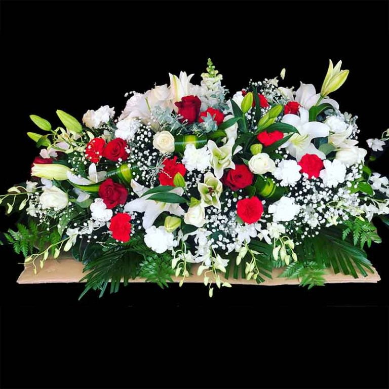 Classic Casket with Red Flower 800x800 1 768x768