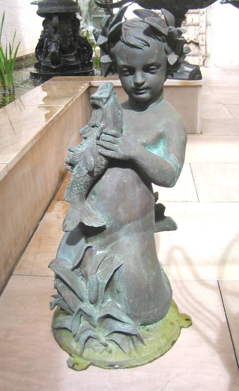 Fountain Bronze Sellini Boy 768x1256