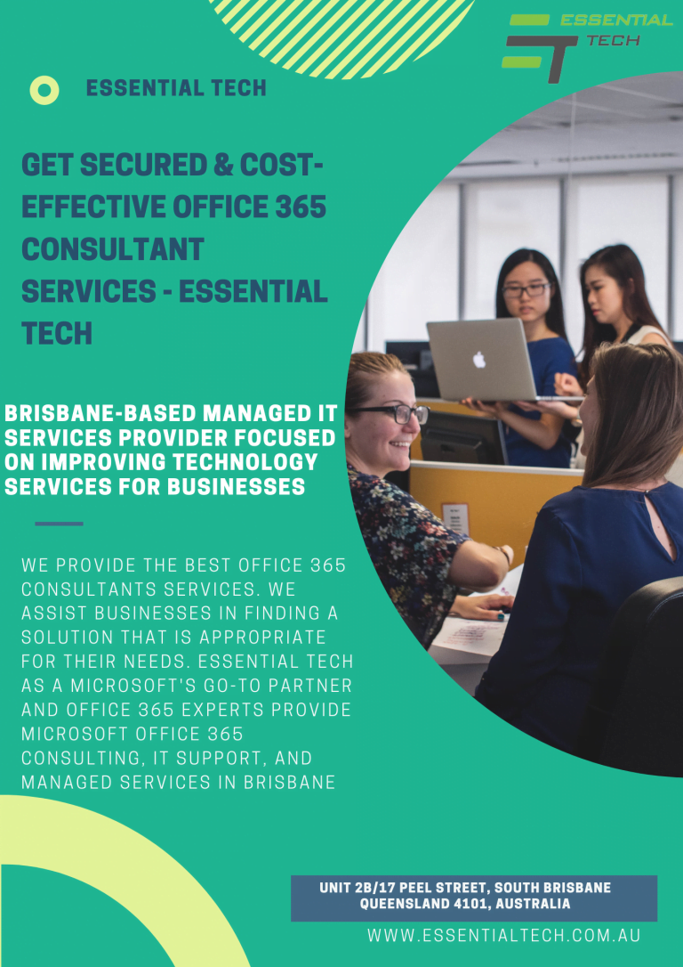 Get Secured Cost Effective Office 365 Consultant Services Essential Tech 768x1086