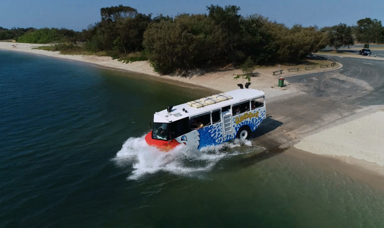 duck bus entering water 768x456