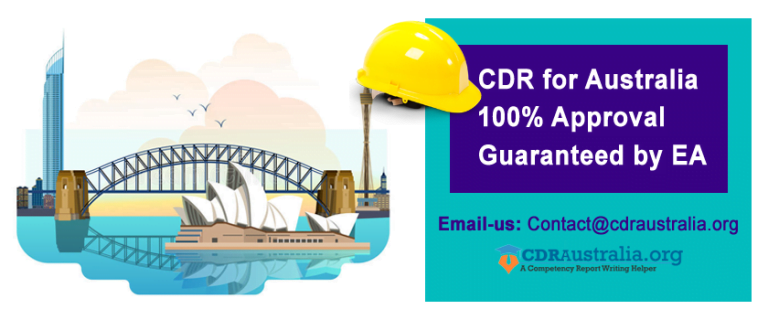 CDR for Australia 100 Approval Guaranteed by EA 768x320