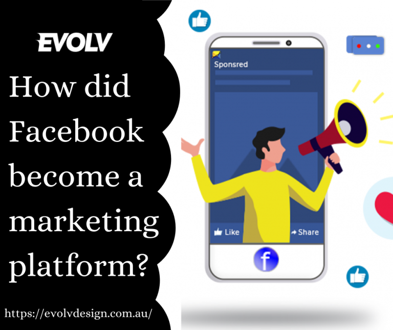 How did Facebook become a marketing platform 768x644