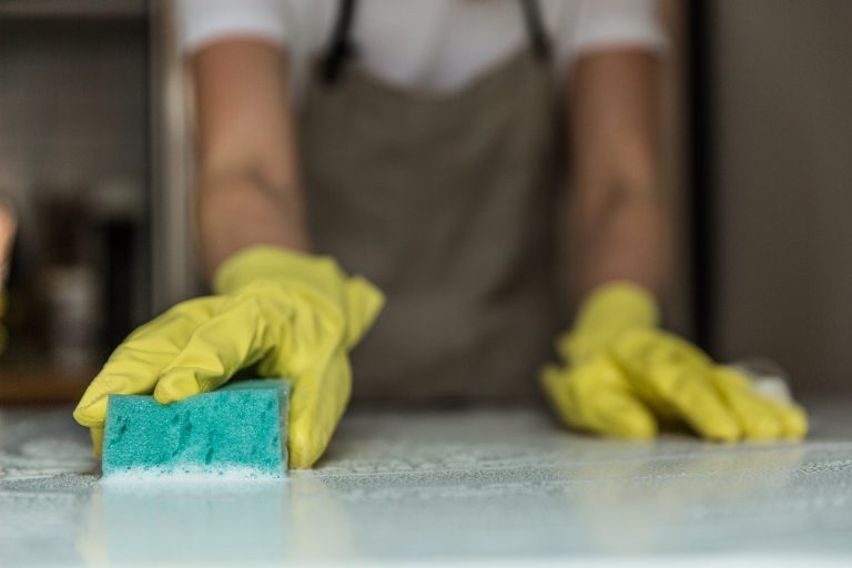 wiping a sudsy countertop 2100x 768x512