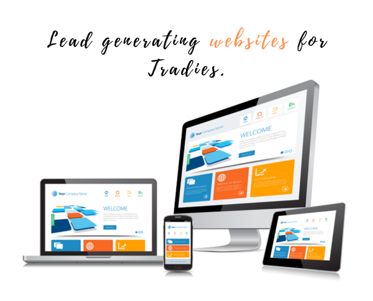 Lead generating websites for tradies 768x620