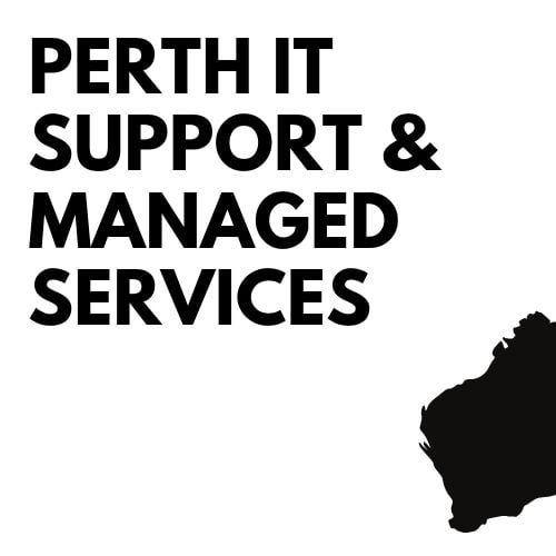 Perth IT Support Managed Services Logo Black 1