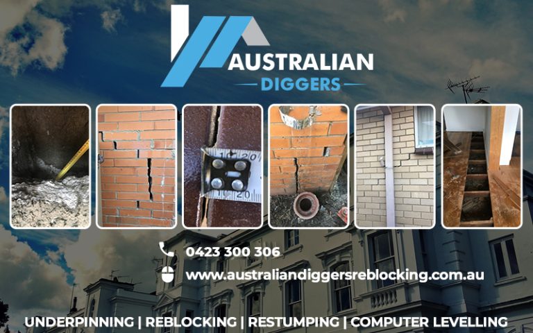 Australian Diggers Reblocking & Underpinning Australian Diggers Reblocking & Underpinning