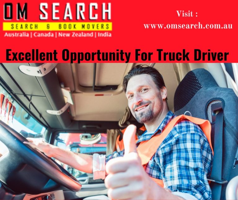 Excellent Opportunity For Truck Driver 768x644