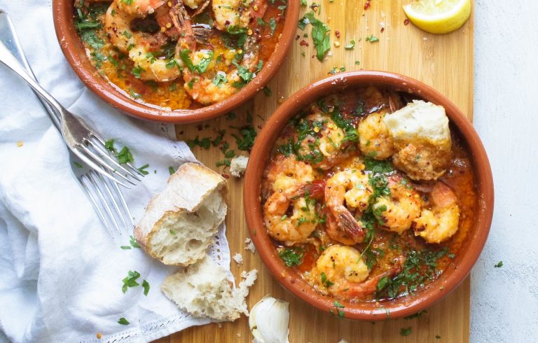 Garlic Prawns 768x490