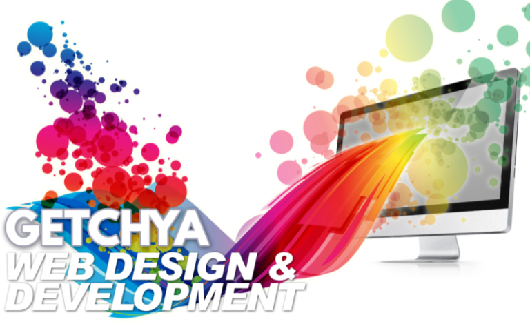 Getchya web design logo white 768x486