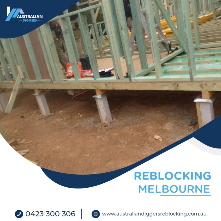 Reblocking Melbourne at Australian Diggers Reblocking Melbourne at Australian Diggers