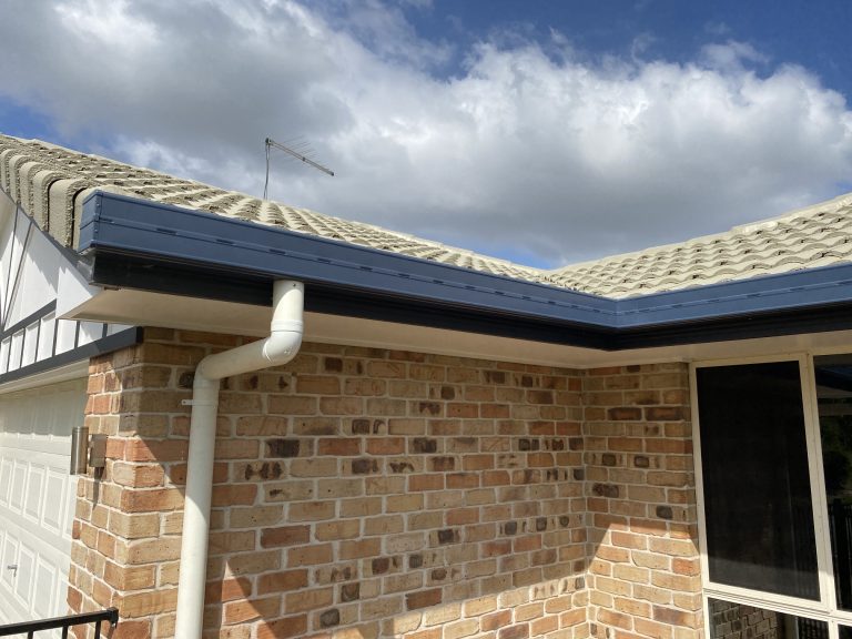 gutter guard installation 768x576