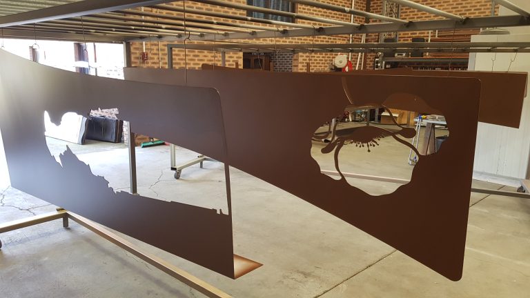 Interpon Sable Corten signs powder coating by X Class Coatings Caringbah Sydney 768x432