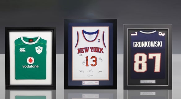 Memorabilia And Jersey Framing