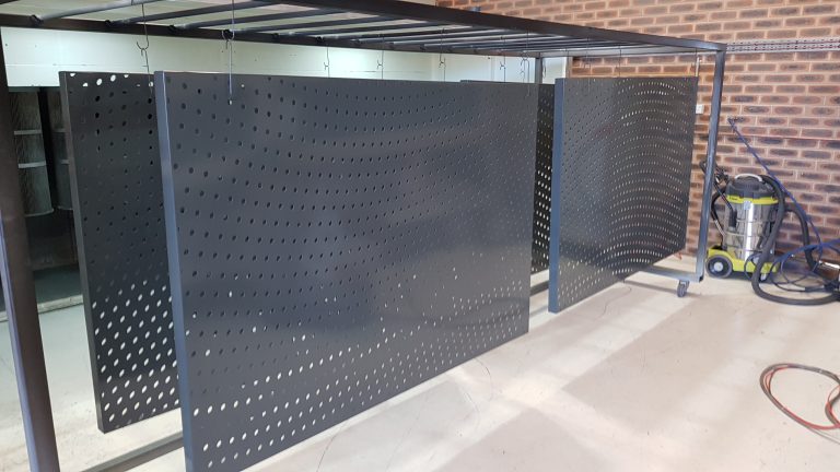 Powder coating industies Powder coated privacy screens 768x432