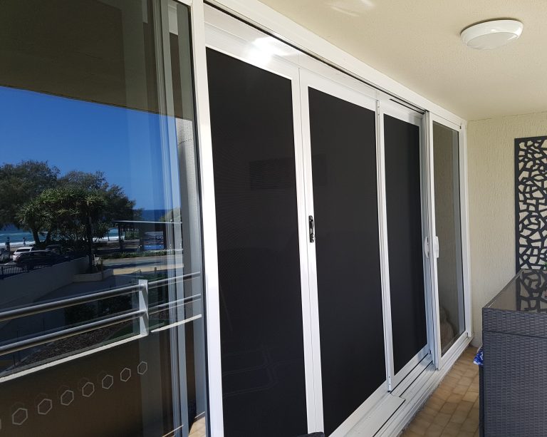Sliding security screen doors Surfers Paradise crop 768x613