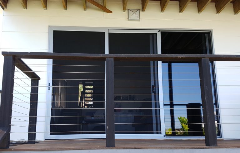 Sliding stacking security doors at Morningside 768x491