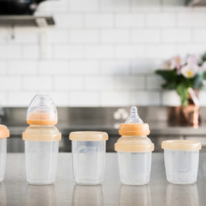 baby bottle feeding