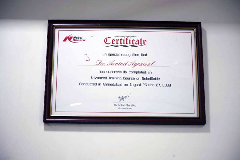 dental clinic certificate 768x512