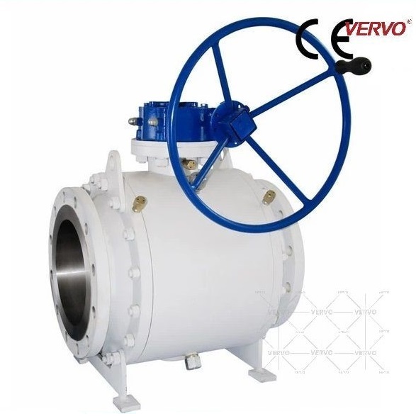 worm operated ball valves api6d astm a105n cl600
