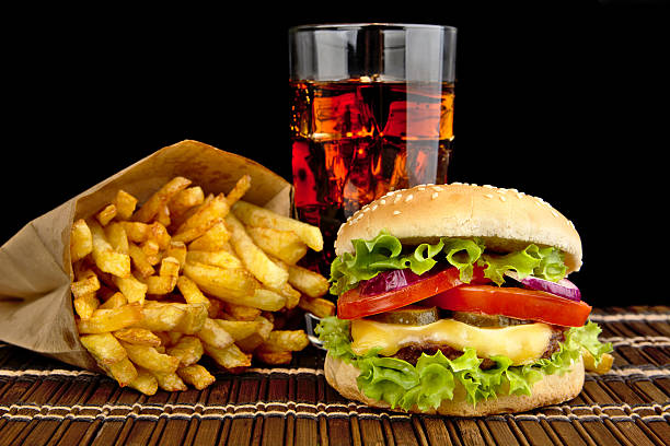 Cheese Burger and Fries