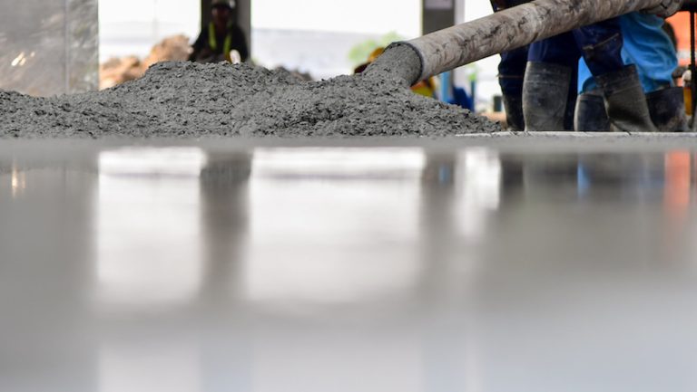 Concrete pour 768x433