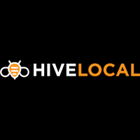 hivelocal black logo