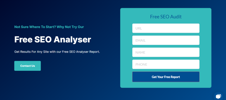 Free SEO Analyser tool 768x342