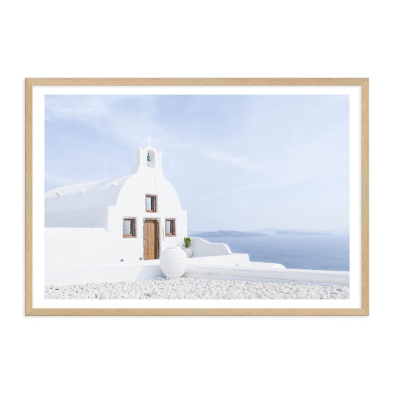 Church in Santorini Greece Wall Art Photograph Print or Canvas Timber Framed or Unframed Beautiful Home Decor 1 768x768