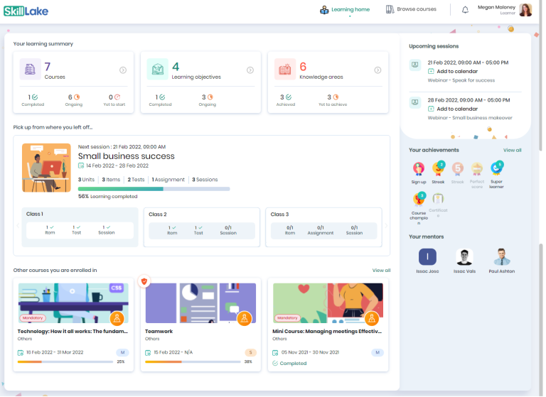 Learner Dashboard 1 768x559