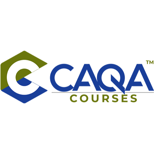 white CAQA Courses logo small 1