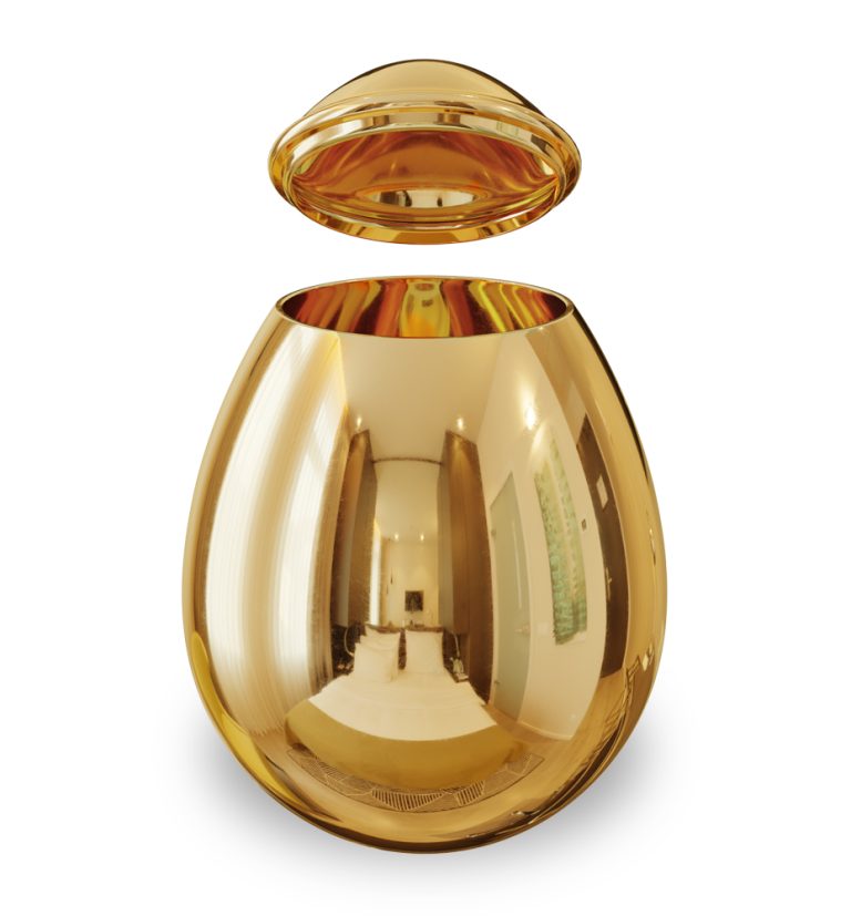 Gold Water Chalice by Water Eggs 768x827