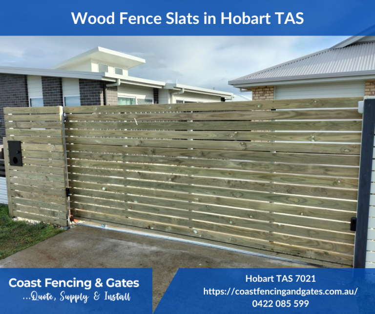 Wood Fence Slats Hobart TAS 768x644