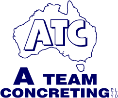 A Team Concreting Logo