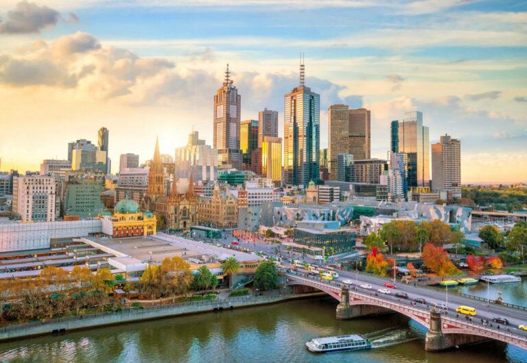 melbourne city skyline twilight australia 8 768x529