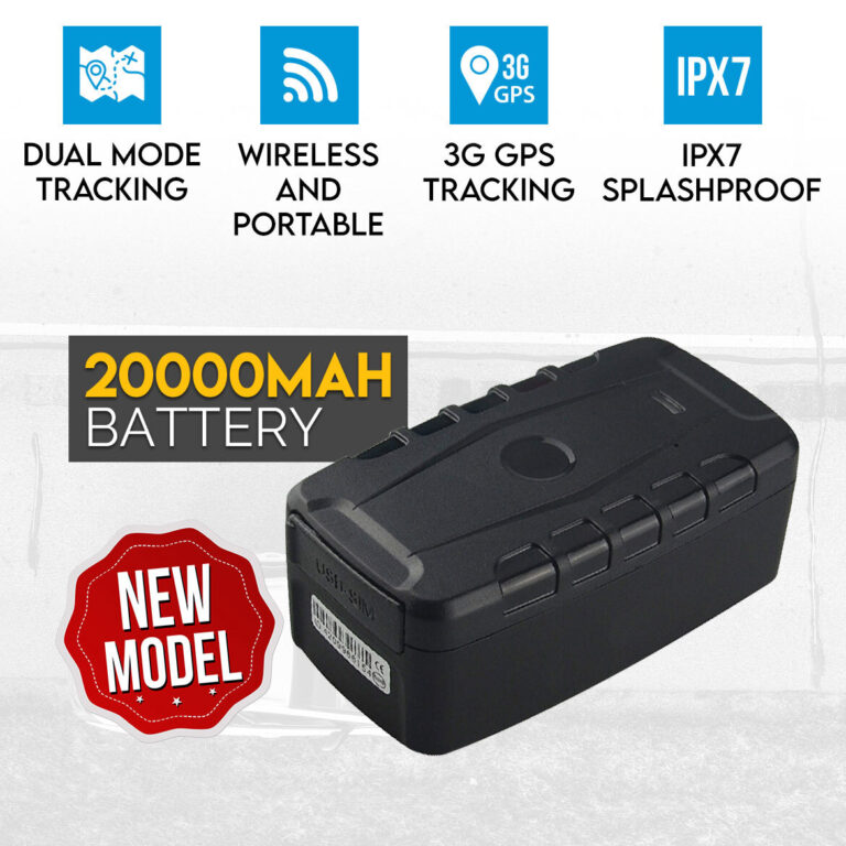Elinz 3G GPS Tracker Real Live Tracking Wireless Device 20000mAh Big Battery MTK 6261D