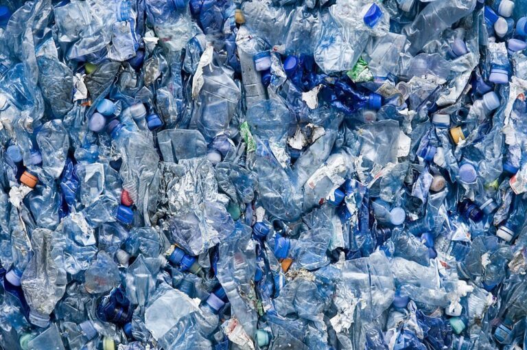 Blue plastic garbage 768x510