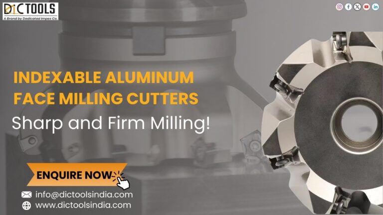 Indexable Aluminum Face Milling Cutters 768x432